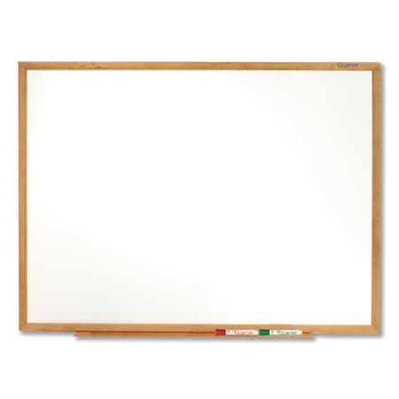 Quartet Boards, Dry Erase, 36", 48", Fiberboard Frame, White S574
